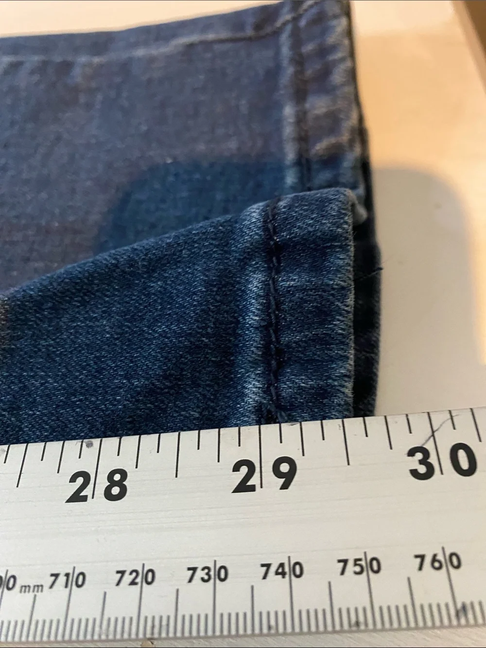 CLSC Men's Indigo Slim Straight Jeans Size 31 Button Fly.